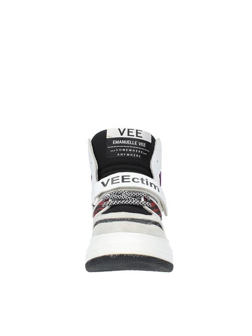 Sneakers modello 422P-900-13-P011CB in pelle camoscio e tessuto EMANUELLE VEE | 422P-900-13-P011CBMULTICOLOR